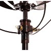 Evergreen 85.5"H Misting Wind Spinner, Copper Sphere - 4 of 4