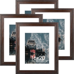 Golden State Art 18x24 16x20 13x19 14x18 Wood Picture Frame 0.945 Inch Thickness - Pack of 4 - 1 of 4
