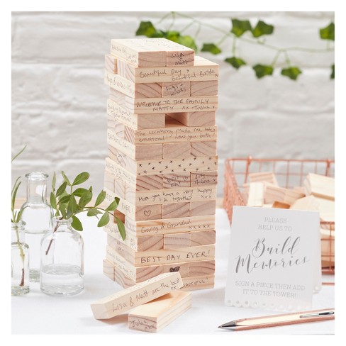 Ginger Ray Build A Memory Building Blocks Guest Book Beautiful