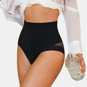 Women's Seamless Secret Black Shapewear Briefs - Cupshe - 1 of 4