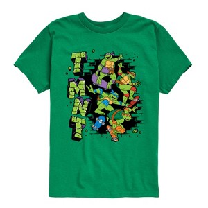 Boys' - Teenage Mutant Ninja Turtles - Skateboards Short Sleeve Graphic T-Shirt - 1 of 4