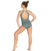 Girl's Leotard Danz N Motion Brigitte 21105C Corset Midriff - 4 of 4