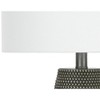 Monarch Specialties Lighting 24inchH Table Lamp Grey Resin Ivory / Cream Shade Contemporary - 4 of 4