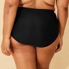 Women's Shirred High Waist Brief Full Coverage Bikini Bottom - Shade & Shore™ - 2 of 3