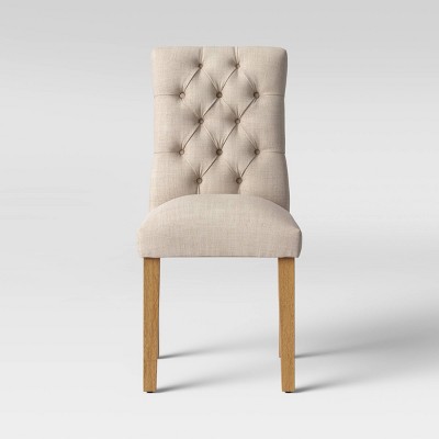 threshold brookline tufted dining chair