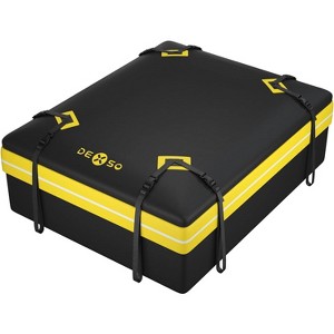 Car Rooftop Cargo Carrier Bag - for Top of Vehicle with/Without Rack, Includes, Anti-Slip Mat, Storage Bag, Door Hooks - 1 of 4