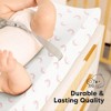 LISM 2-Pack 100% Cotton Changing Pad Covers Diaper Changing Pad Sheets - 3 of 4