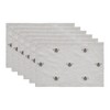 Embroidered Bee Placemat Set of 6 12x18 VHC Brands - 3 of 4