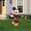 Gemmy Airblown Inflatable Valentine Mickey Mouse, 3.5 ft Tall, Black - 2 of 3