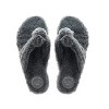 Women's Faux Fur Flip Flop - solei sea - 4 of 4