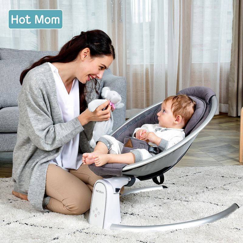 Hotmom Electric Cotton Baby Bouncer for Newborns and Infants, 4 of 6