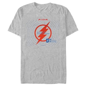 Men's The Flash Saving the Future Red Lightning Bolt T-Shirt - 1 of 4