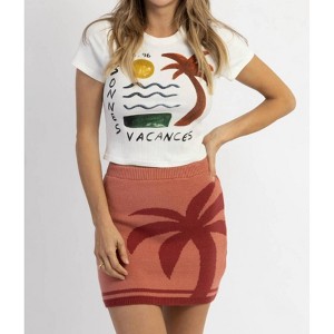 Women's SUNSATIONAL PALM MINI SKIRT - Miss Sparkling - 1 of 4