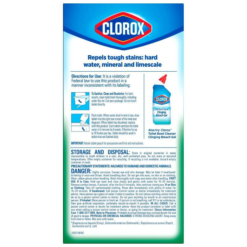 Clorox Ultra Clean Toilet Tablets Bleach - 3.5oz, 4 of 11