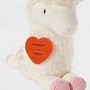 11'' Llama Stuffed Animal with Heart Accent - Gigglescape™: Farm Animal, 1 Year+, 0.5 lbs - 4 of 4