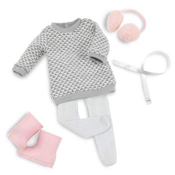 Our Generation Winter Style Dress & Earmuffs Outfit for 18" Dolls