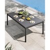 Aluminum Outdoor Dining Table for 4-8, Large Rectangular Patio Table with E-Coating for Backyard, Deck, Garden, Lawn, - 2 of 4