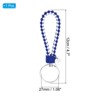 Unique Bargains Braided PU Leather Wallet Keychain with Stainless Steel Key Ring - 2 of 3