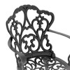 NicBex 4pc Outdoor Dining Chairs Aluminium Frame & Removable Cushion for Garden,Patio, Black - 4 of 4