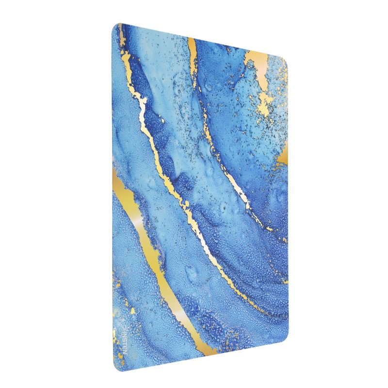 Insten Gold Marble Mouse Pad, Water-Resistant and Non-Slip Mat for Wired/Wireless Gaming Mouse, Blue - Home Office Desk Accessories, 4 of 10
