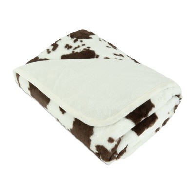 Arlee Home & Pet Waterproof Soft Plush Reversible Furniture Protector Dog and Cat Blanket - 60" x 70" - Cream/Black