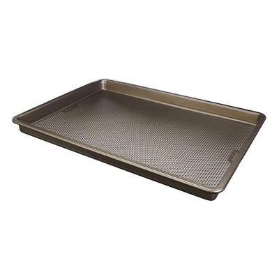 Bradshaw GoodCook B5502 17 by 11 Inch Durable Aluminized Steel Diamond Infused Nonstick Textured Coating Cookie Sheet Bakeware Pan, Large