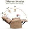 Oversized Recliner Chair - Faux PU Leather Large Manual Recliner for Adults, Exceptional Comfort Lazy Chair - 2 of 4