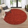 Solid Texture Area Rugs Washable Modern Accent Carpet with Non-Slip Backing - 3 of 4