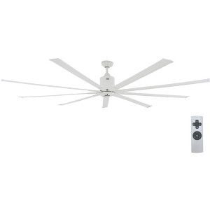 iLIVING 88-Inch High Volume Low Speed HVLS 9 Blades BLDC Big Ceiling Fan, Reversible Industrial Commercial and Residential with IR Remote - 1 of 4