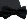 Men Classic Solid Color Bow Tie Fashion Wedding Party Pre-tied Neckwear - 2 of 4