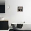 Stupell Industries Bear with Newspaper Bathroom Black Framed Giclee Art - 2 of 4