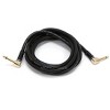 Monoprice Pro Audio Cable - 10 Feet - Black | 1/4 Inch (TS) Right Angle Male to Right Angle Male 16AWG Audio Cable Cord (Gold Plated) - Premier Series - 2 of 2