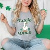 Simply Sage Market Women's Lucky Duck Short Sleeve Graphic Tee - 2 of 4