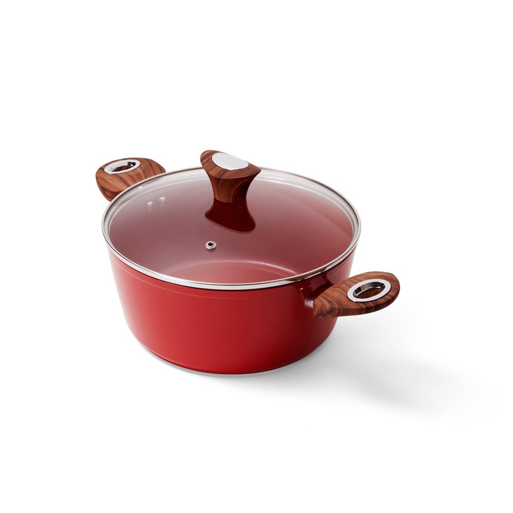 Photos - Pan Phantom Chef 4.4qt Casserole with Cover Red