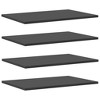 vidaXL Bookshelf Boards 4 pcs Gray 23.6"x15.7"x0.6" Engineered Wood - 2 of 4