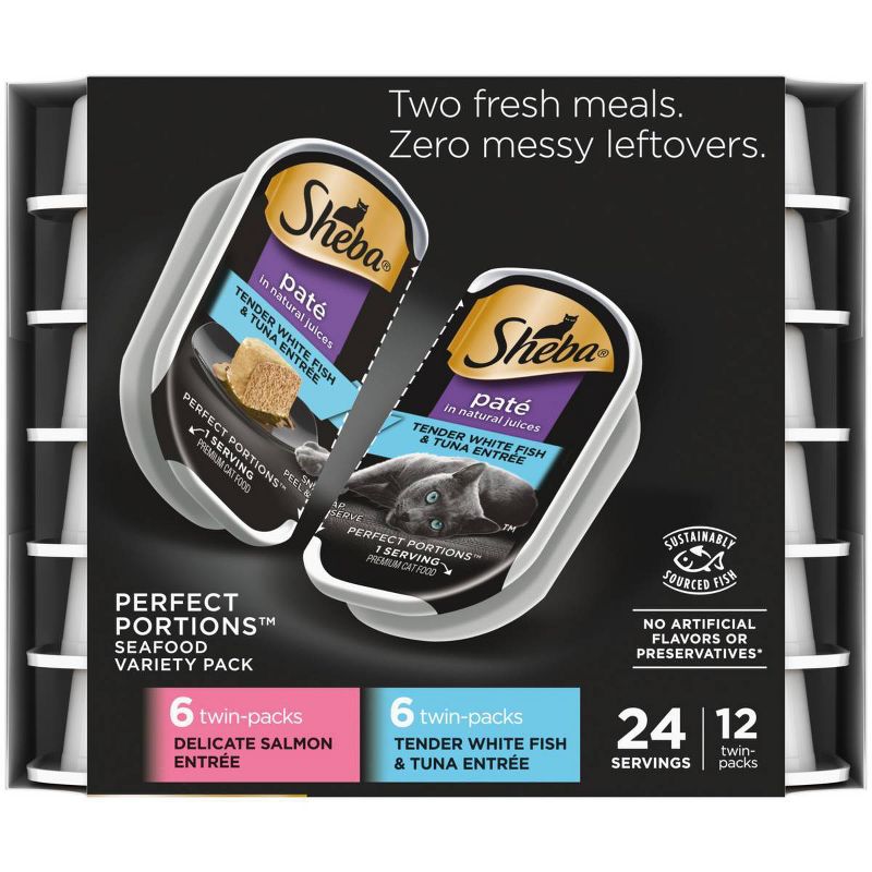Sheba Perfect Portions Wet Cat Food - 24ct
, 5 of 10