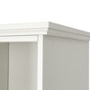Kumasinova 47.2" Hall Tree with 3 Hooks,Coat Rack with Entryway Bench,3-in-1 Design Clothes Rack for Hallway and Entry,White - 4 of 4