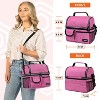 OPUX Insulated Dual Compartment Lunch Bag, Leakproof Soft Cooler Box Women Men Adult, Reusable Tote Pail Kids Boys Girls School - 3 of 4