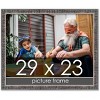 PosterPalooza | Photo Size Textured Black Picture Frame - UV Acrylic, Foam Board Backing, Hanging Hardware - 2 of 4