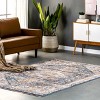 Nuloom Hannah Distressed Traditional Medallion Fringe Indoor Area Rug - 2 of 4