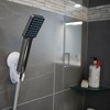 Evideco French Home Goods Non-Rotating Hand-Held Shower Head Bracket in White - Secure Suction Cup Mount, Fits Up to 1-Inch Base, No Drilling Required - 2 of 4
