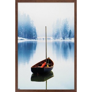 Trends International Ata Alishahi - A Boat Framed Wall Poster Prints - 1 of 4