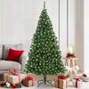 vidaXL Artificial Christmas Tree Green 70.9" PVC and Steel and Plastic - 2 of 4