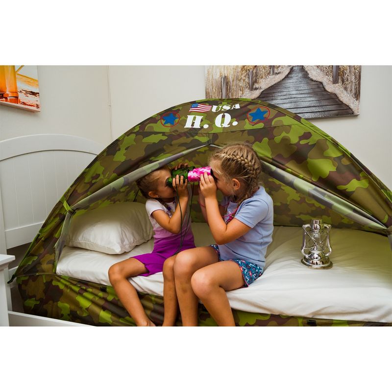 Pacific Play Tents Kids H.Q. Bed Tent - Twin Size, 4 of 9