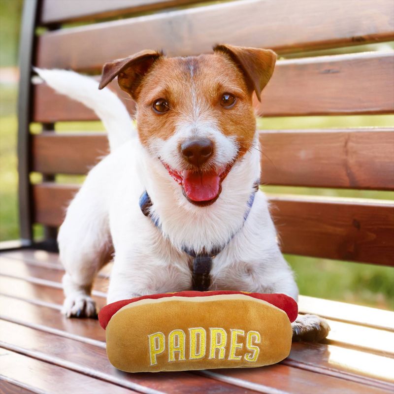 MLB San Diego Padres Hot Dog Pets Toy, 4 of 5