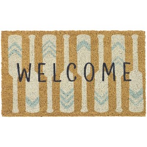 Balta Rugs 1'5"x2'5" Welcome Lake Natural Papilio Coir Doormat - 1 of 4