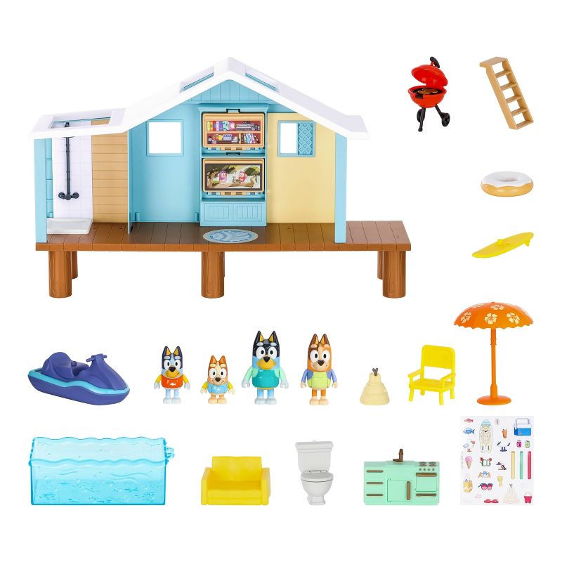Bluey&#39;s Ultimate Beach Cabin Playset, 6 of 17