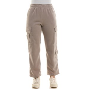 Derek Heart Womens High Rise Wide Leg Multi Pocket Cargo Pants - 1 of 4