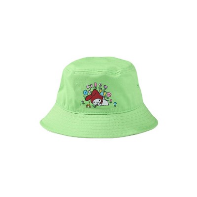 My Melody Garden Party Adult Green Bucket Hat