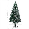 vidaXL Artificial Christmas Tree with LEDs, Pinecones, Gold and Bronze Ball Set, 70.9 Inches - 4 of 4